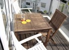 überdachter Süd-West Balkon