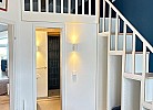 Panorama Premium Suite XL im Ferienhaus Urban mit Meerblick Sauna Strandkorb für 8 Erwachsene und 2 Kinder ab 3 J. 
