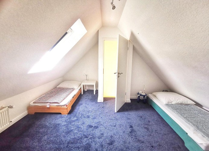 Obj 87 Familiy Ferienhaus für 2 bis 6 Personen 100 m zum Strand Garten