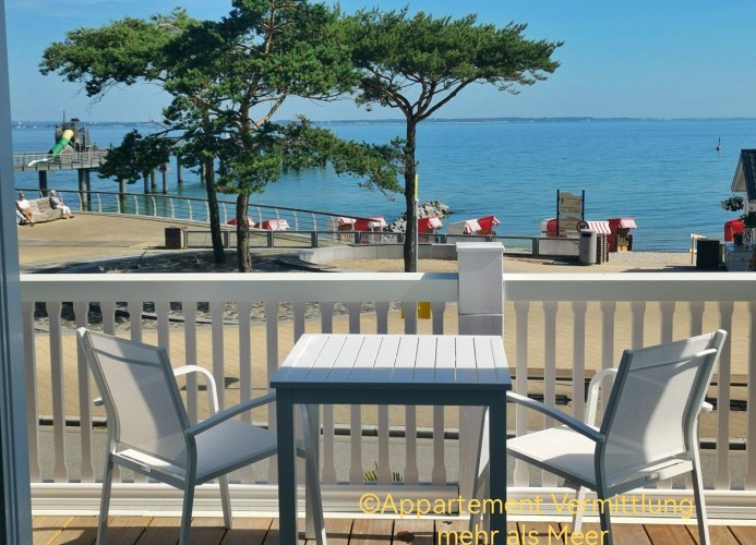 Ein Platz an der Sonne.Blick vom Wohnzimmer/Balkon