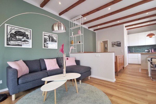 Ferienhaus  Urban  Fewo Backyard 2 Pers Terrasse WLAN gegenüber vom Strand