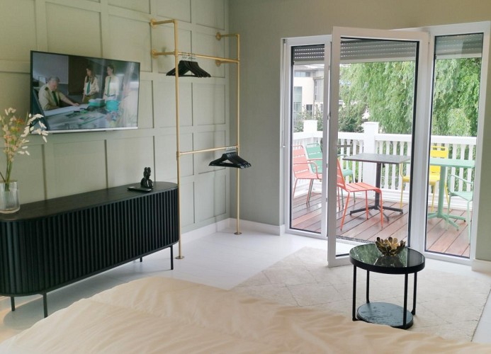 FeHaus Urban Tiny Loft  Obj 37  2-6 Personen  strandnah WLAN Sauna Balkon