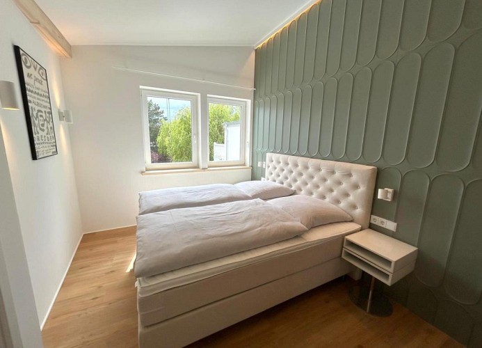 Panorama Suite XL im Ferienhaus Urban mit Meerblick Strandkorb für bis zu 10 Personen