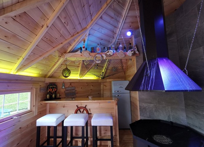 Sauna mit Bar