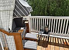 Panorama Premium Suite XL im Ferienhaus Urban mit Meerblick Sauna Strandkorb für 8 Erwachsene und 2 Kinder ab 3 J. 