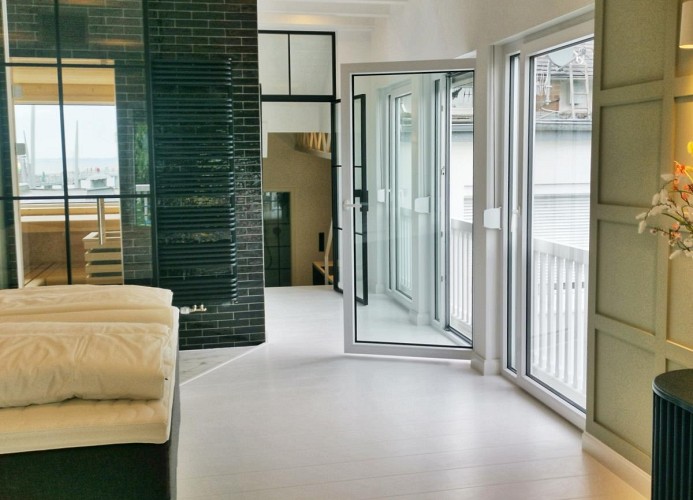 FeHaus Urban Tiny Loft  Obj 37  2-6 Personen  strandnah WLAN Sauna Balkon