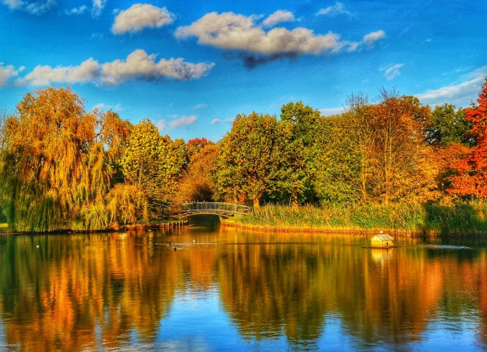 Travemünde Godewindpak im Herbst