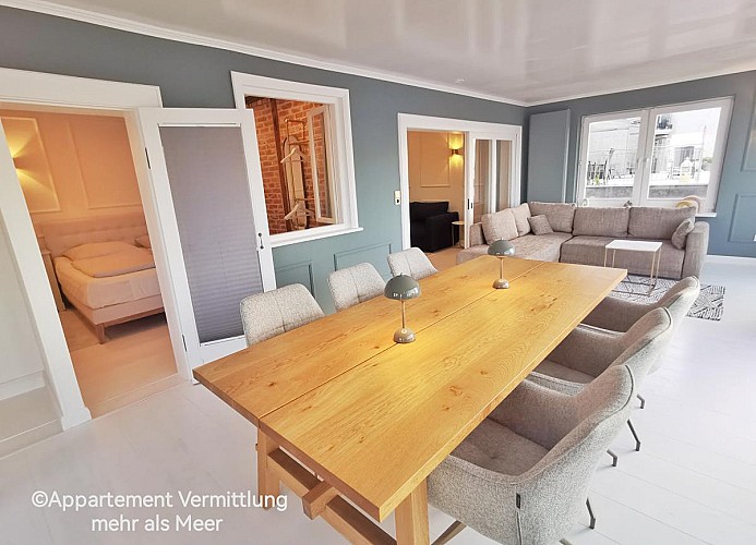 Ferienhaus Urban Fewo 40 | Beletage 2 bis 6 Personen mit Panorama Meerblick | WLAN gegenüber vom Strand