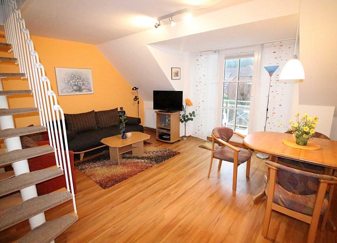 Obj. 52, 4-5 Personen, Meerblick vom  Balkon, strandnah, Balkon, WLAN