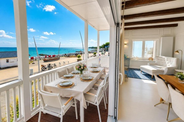 Ferienhaus Urban Fewo 40 | Beletage 2 bis 6 Personen mit Panorama Meerblick | WLAN gegenüber vom Strand
