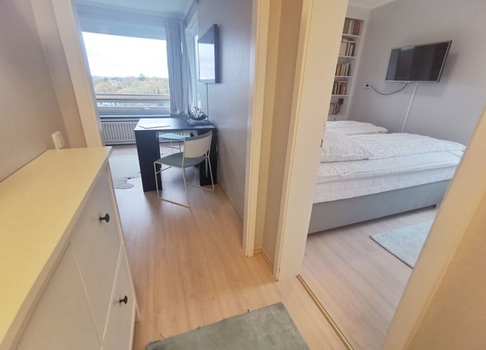 Obj 14 Carpe Diem ca 30 m zum Strand 2 Schlafzimmer Schwimmbad Sauna  2 TV WLAN  Balkon  für bis zu 4 Personen