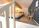 Panorama Premium Suite XL im Ferienhaus Urban mit Meerblick Sauna Strandkorb für 8 Erwachsene und 2 Kinder ab 3 J. 
