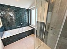 Panorama Premium Suite XL im Ferienhaus Urban mit Meerblick Sauna Strandkorb für 8 Erwachsene und 2 Kinder ab 3 J. 