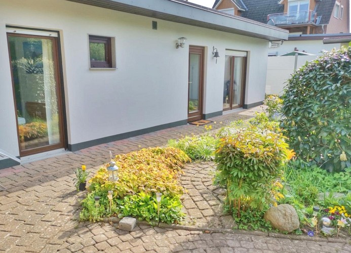 Obj  47 Ferienbungalow für 2 Personen WLAN Terrasse ca 300 m zum Strand