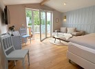 Panorama Suite XL im Ferienhaus Urban mit Meerblick Strandkorb für bis zu 10 Personen