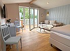 Panorama Premium Suite XL im Ferienhaus Urban mit Meerblick Sauna Strandkorb für 8 Erwachsene und 2 Kinder ab 3 J. 