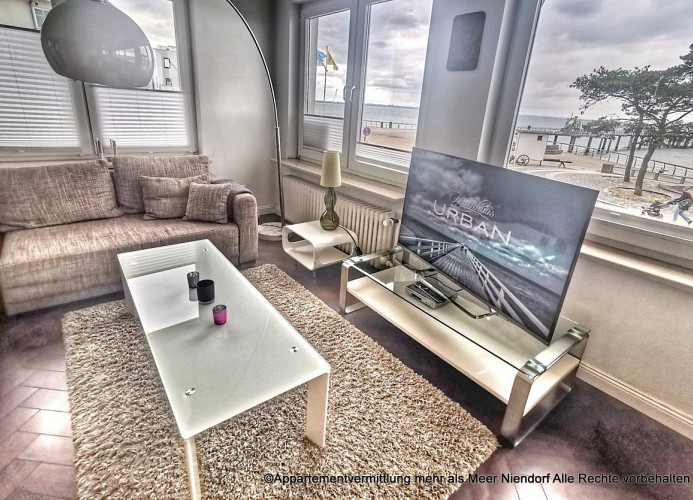 Ferienhaus Urban Fewo 40 | Beletage 2 bis 6 Personen mit Panorama Meerblick | WLAN gegenüber vom Strand